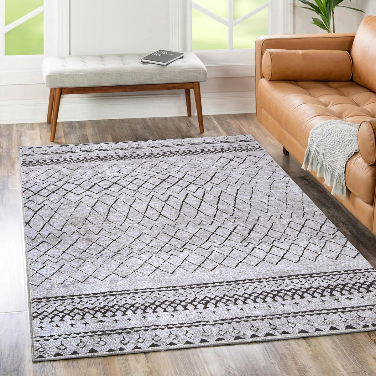 Alma Scandi Silver Rug – The Rug Collective