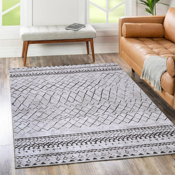 Alma Scandi Silver Rug