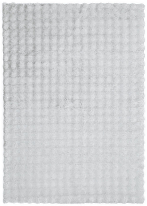 Amelie Plush Washable Rug Silver