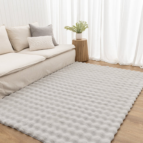 Amelie Washable Rug Silver