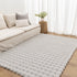 Amelie Plush Washable Rug Silver