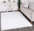 Adelie Shaggy White Rug