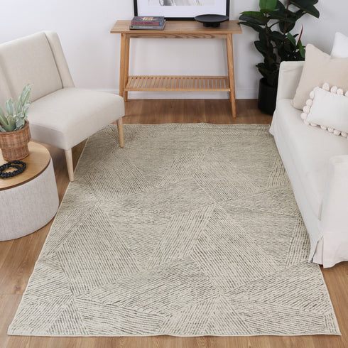 Alpine Monochrome Washable Rug