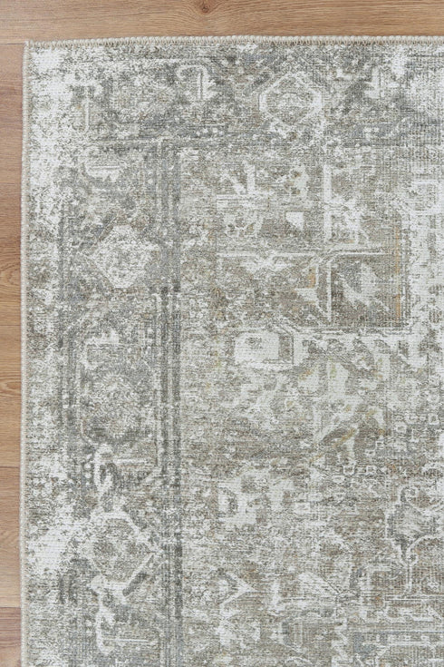 Nuzi Neutral Washable Rug