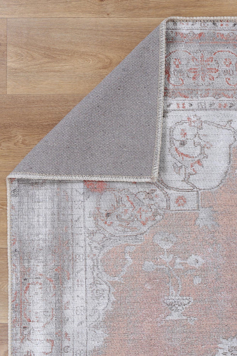 Isin Terracotta Washable Rug