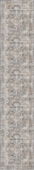 Distressed Vintage Kendra Ash Runner Rug