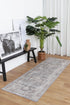 Distressed Vintage Kendra Ash Runner Rug