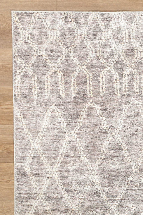 Nordic Nahla Beige Washable Rug